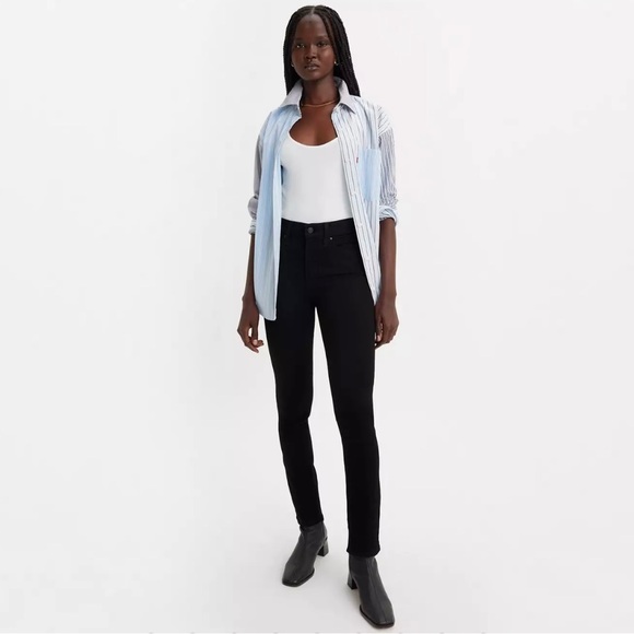 Levi's Denim - Levi's Women's 311 Shaping Skinny Jeans Black Stretch Denim Size 32 X 29.5